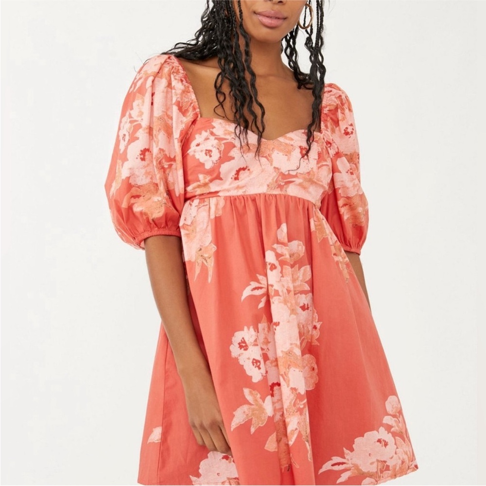 Free People Peony Puff Sleeve Dress